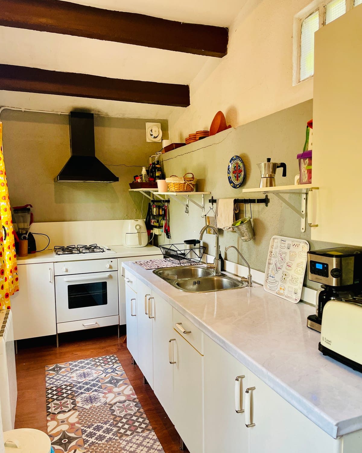 The main house kitchen.
